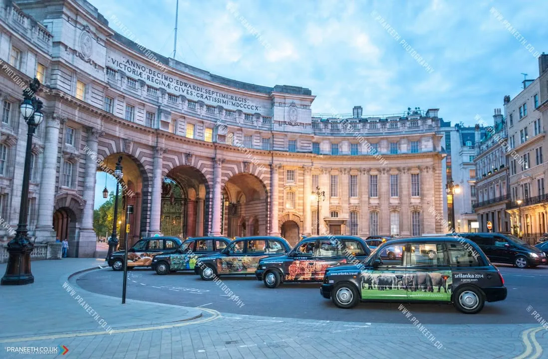 Sri Lanka Taxi Advertising Campaign in UK