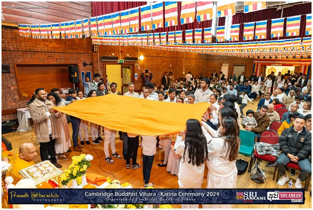 Katina Ceremony - Cambridge Buddhist Vihara 2024