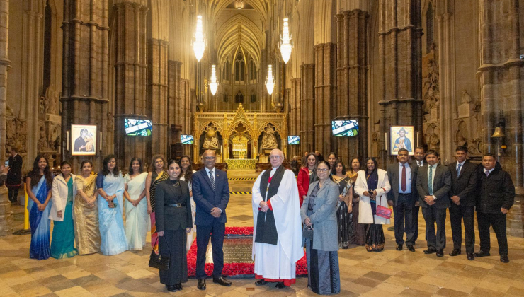 Sri Lanka's 78th Independence Day Celebrated at Westminster Abbey