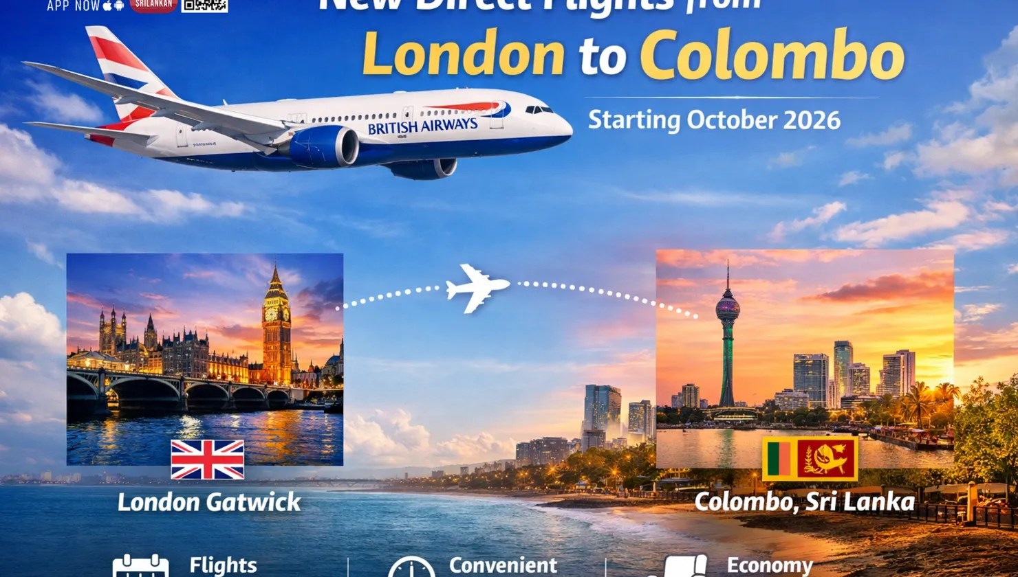 British Airways Launches Direct Flights from London to Colombo
