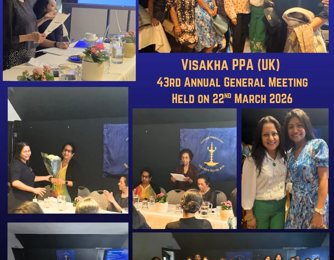 Past Pupils Association of Visakha ( UK) Celebrates 43rd Annual General Meeting