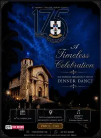 A Timeless Celebration: Old Thomians' UK