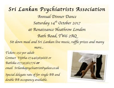 Sri Lankan Psychiatrists Association - Annual Dinner Dance 2017