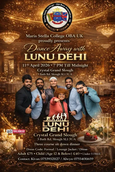 Dance Away with Lunu Dehi - Maris Stella DD 2026