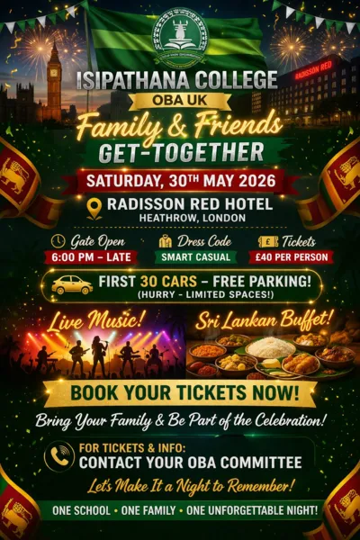 Isipathana Family & Friends Get-Together - 2026