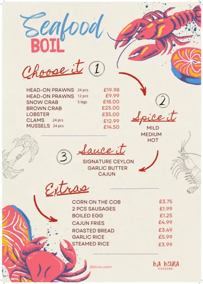 Seafood Boil Experience - La Luna Ceylon