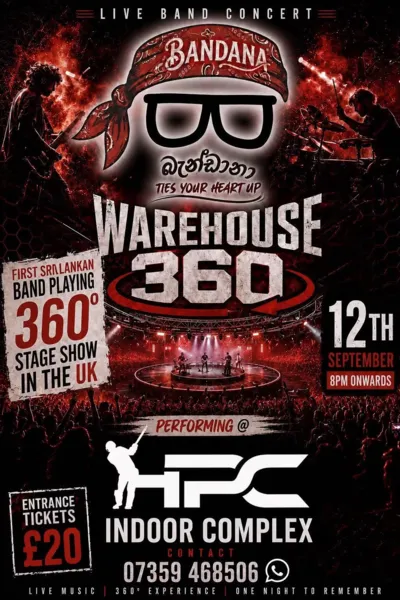 Bandana Warehouse 360 Live Concert