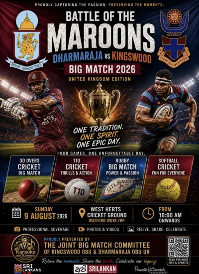 The Battle of the Maroons – UK 2026