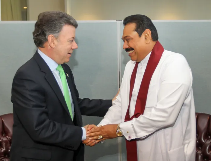 President MR holds bilateral talks at UN HQ‏