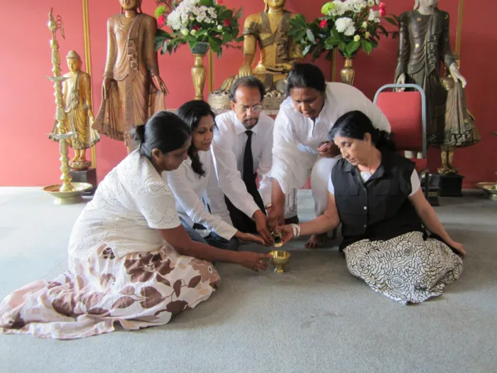 Rebecca Nirmali's alms-giving in London