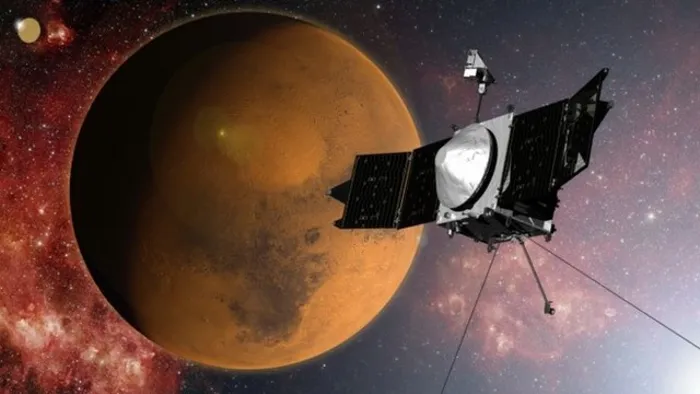 Nasa's Mars satellite arrives in orbit