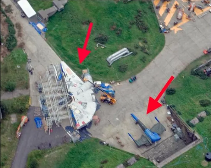 Millennium Falcon Images Captured By UK Pilot