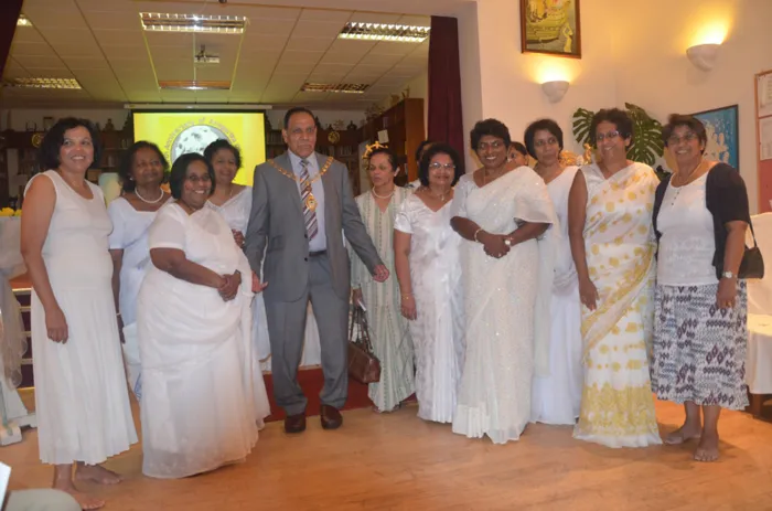 PPA Visakha (UK)sponsors opening day of Anagarika Dharmapala Exhibition and Celebrations at the London Buddhist Vihara. 