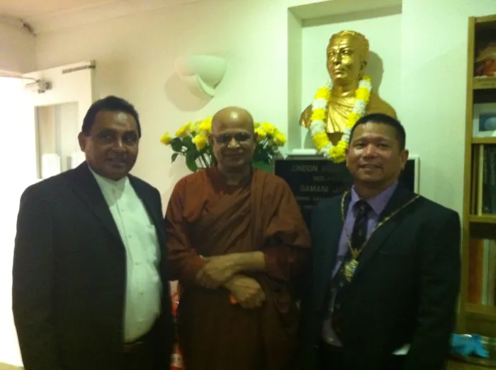 150th birth anniversary of Anagarika Dharmapala, arrival of deputy mayor Bishnu Gurung 