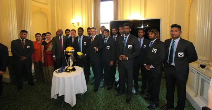 Sri Lankan Cricket Team honoured at the Victorian Parliament Australia - ICC CRicket World Cup 2015