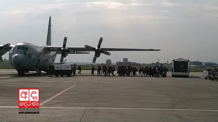 SLAF flight departs Kathmandu