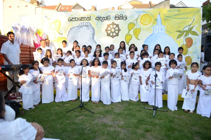Redbridge Buddhist Vihara, Ilford - Poson Celebration 2015