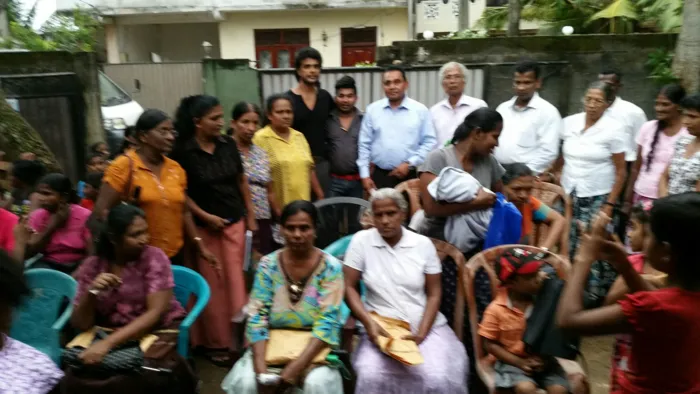 HOUNSLOW SRI LANKAN JANAHANDA FOUNDAION (UK) PROVIDES FREE WHEEL CHAIRS AND WORKING FRAMES AND SPECTACLES AND SCHOOL ITEMS TO THE NEEDY PEOPLE IN SRI LANKA 23-10-15 LAXAPATHIYA MORATUWA SRILANKA