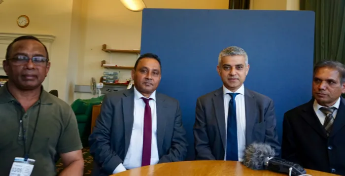 HOUNSLOW JANAHANDA FOUNDATION MEETS NEW MAYOR OF LONDON MR SADIQ KHAN