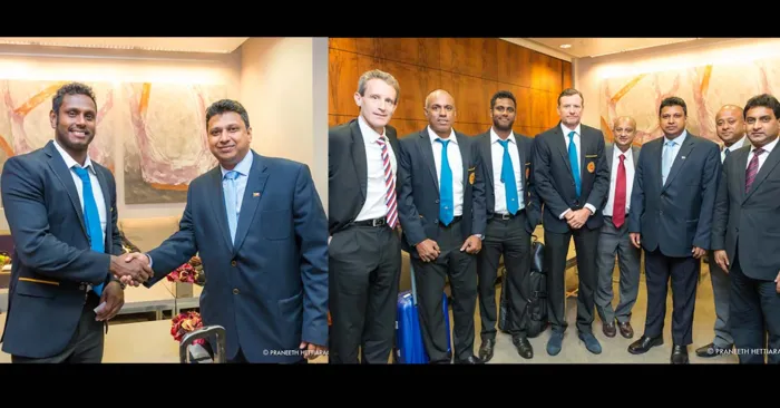 Sri Lanka Cricket Team Welcomed in London
