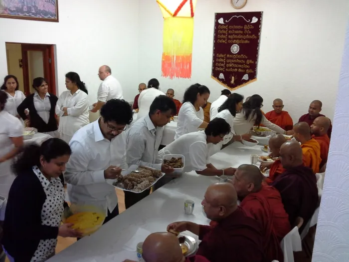 Annual Pirith Chanting Ceremony at Jethavana Buddhist Vihara in Birmingham
