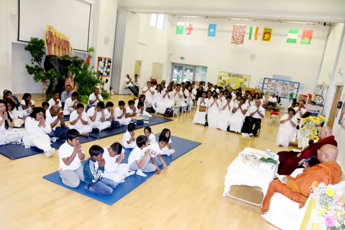 Poson at the Kingsbury Sri Saddhatissa International Buddhist Centre