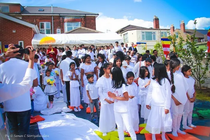 Vesak celebration at Jethavana Buddhist Vihara,Birmingham, 2017
