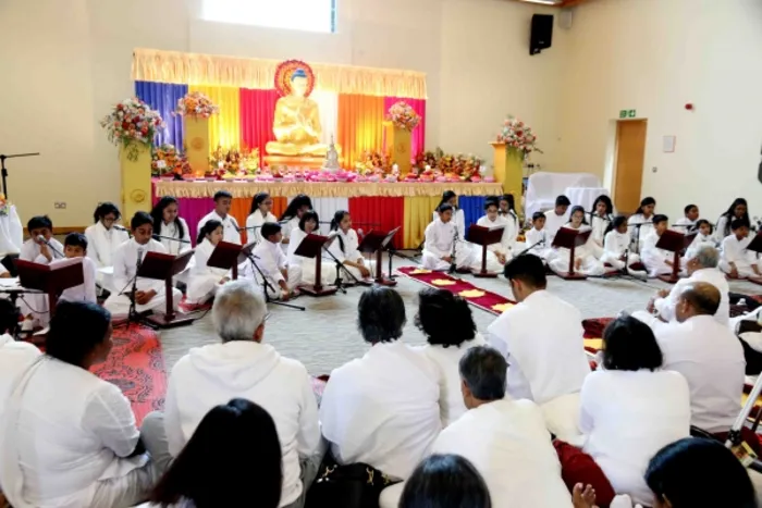 Wesak at Mahamevnawa International Meditation Centre in the UK