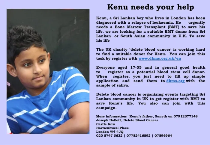 Kenu needs your help! #Match4Kenu