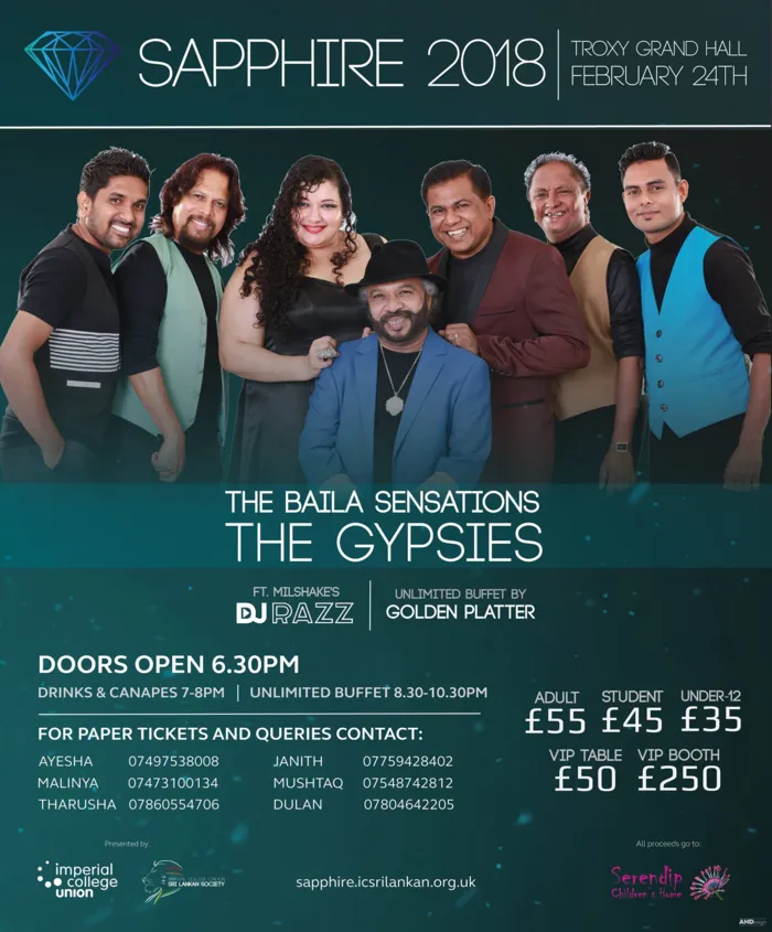 Sapphire 2018 with  The Gypsies