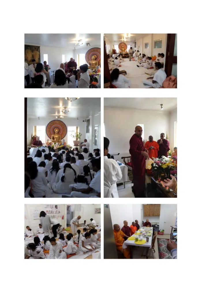 Vesak Celebration at Jethavana Buddhist Vihara, Birmingham in 2018