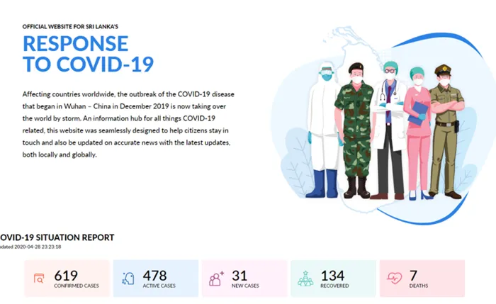Official Website for Sri Lanka's Response to COVID-19