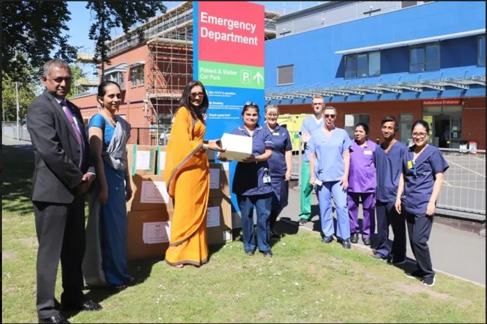 NHS UK enjoys a cup of Ceylon Tea while working round the clock