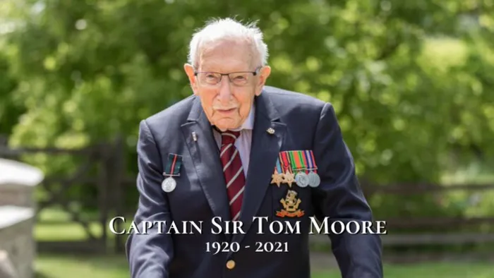 Captain Sir Tom Moore Dies with Coronavirus