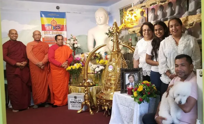 A Special Brass Karaduwa was Donated to Dhamma Nikethanaya Meditation Centre