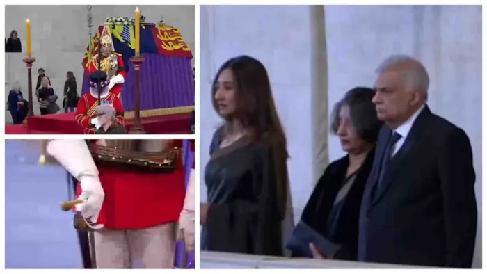 President Ranil pays last respect to Queen Elizabeth II