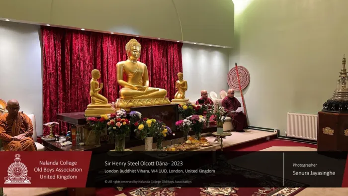 Nalanda Annual Olcott Alms Giving 2023