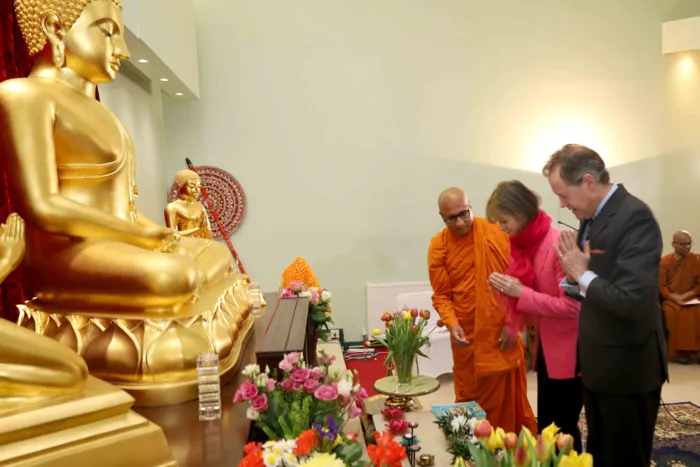 BLESSING CEREMONY FOR HM KING CHARLES III AT LONDON BUDDHIST VIHARA