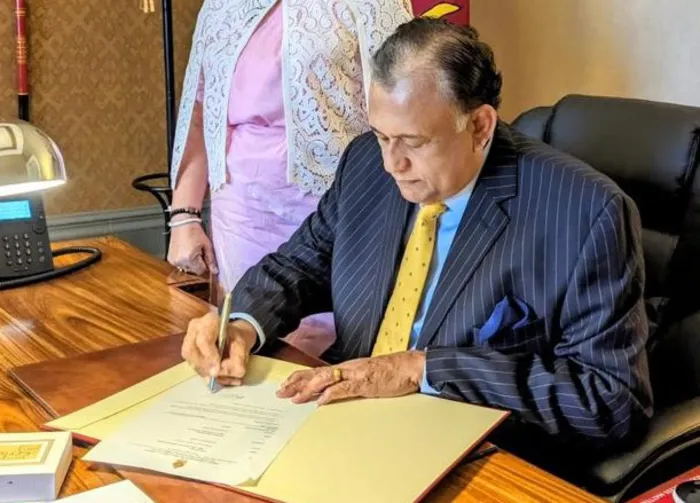 High Commissioner Rohitha Bogollagama assumes duties