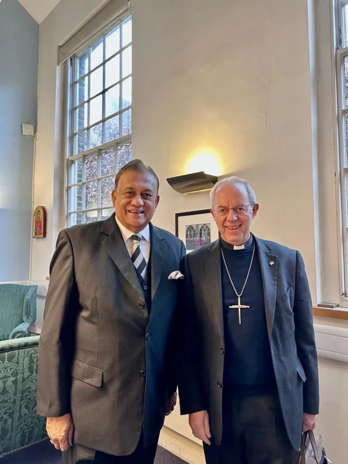 HE Rohitha Bogollagama, High Commissioner of Sri Lanka to the United Kingdom paid a courtesy call on Right Reverend Justin Welby, Archbishop of Canterbury
