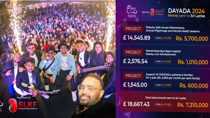 Dayada 2024, Donates Over 7.3 Million SLR to Sri Lanka
