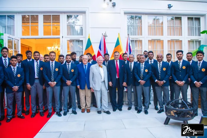 High Commissioner Rohitha Bogollagama Hosts Reception in Honour of Sri Lanka National Cricket Team in London