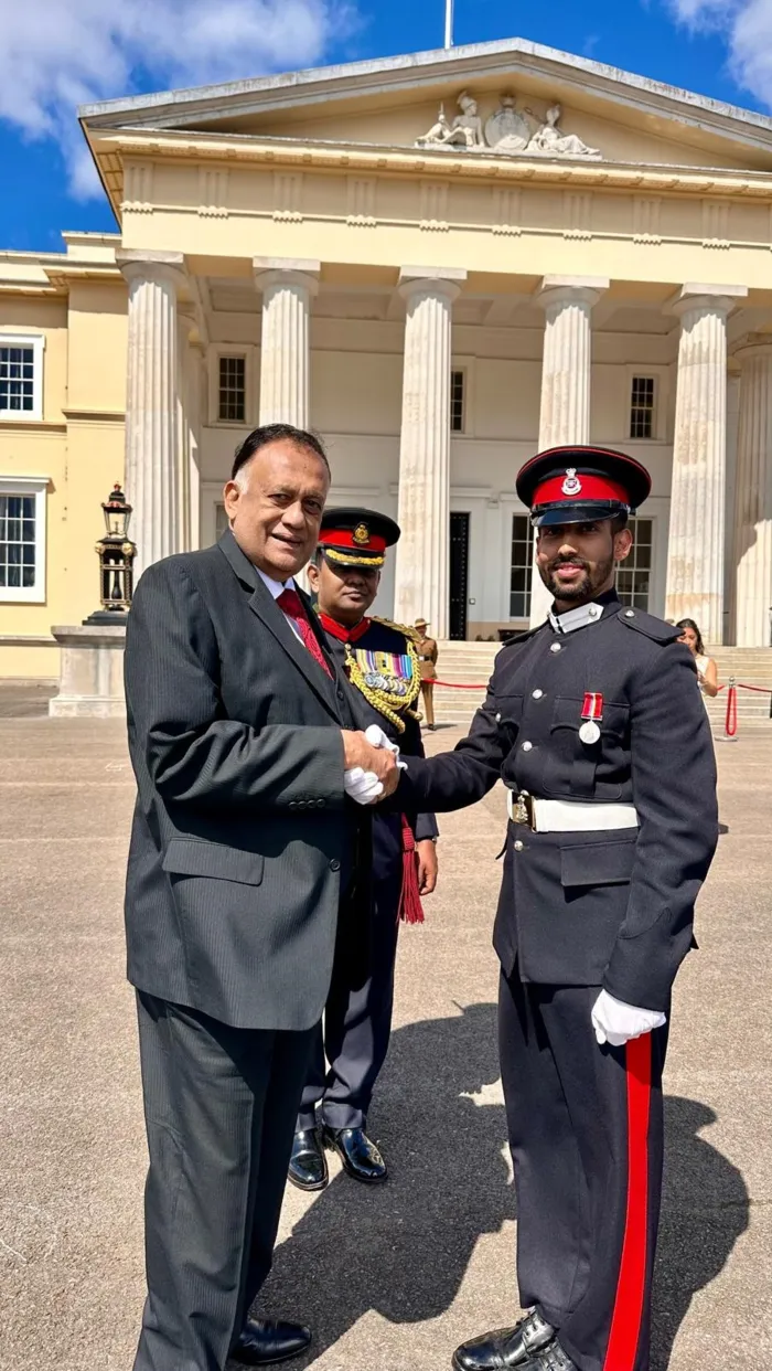 Sri Lankan Officer Commissioned from Royal Military Academy Sandhurst
