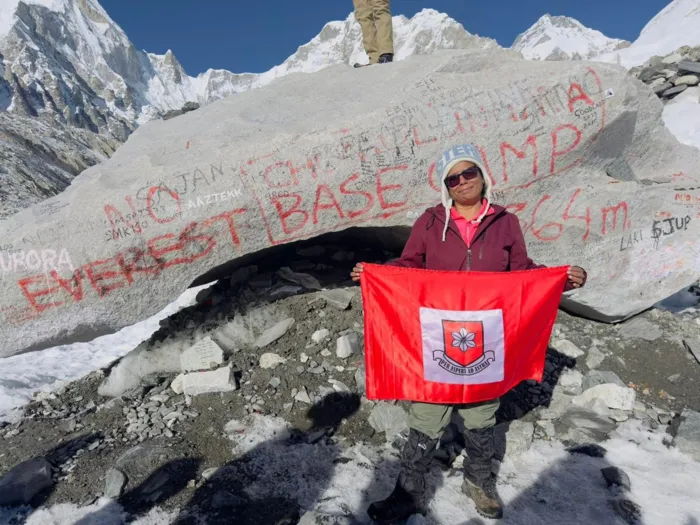 Dr. Rehana Shakir Makes History with Everest Base Camp Trek