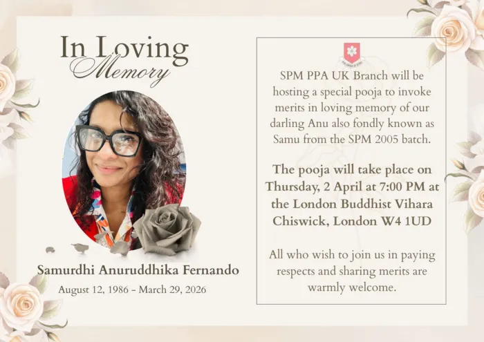 Remembering Anuruddika Fernando “Anu”: Beloved Sportswoman and Cherished Friend Passes Away