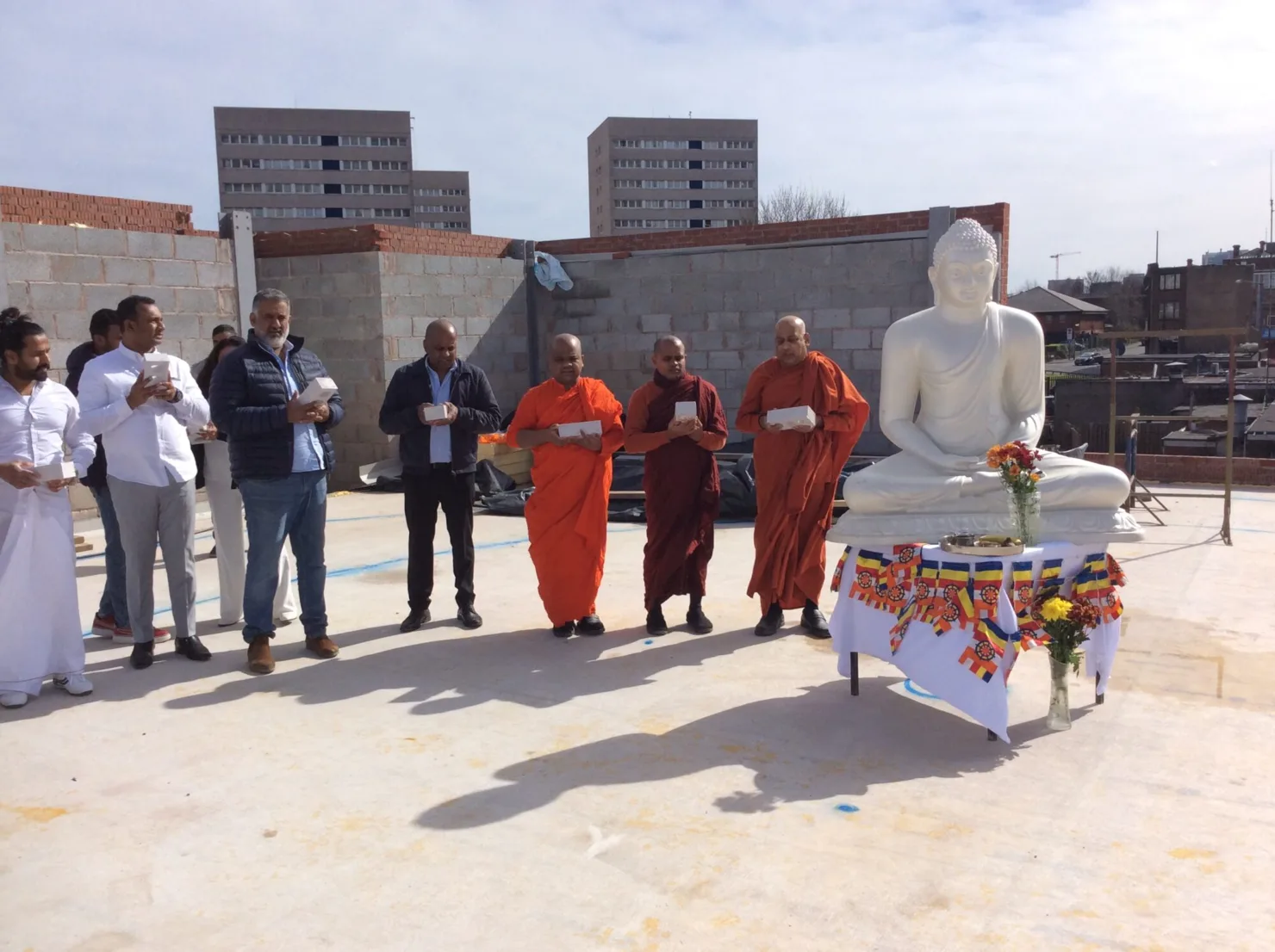 Laying Down of Foundation Stone for New Pagoda at Birmingham Buddhist ...