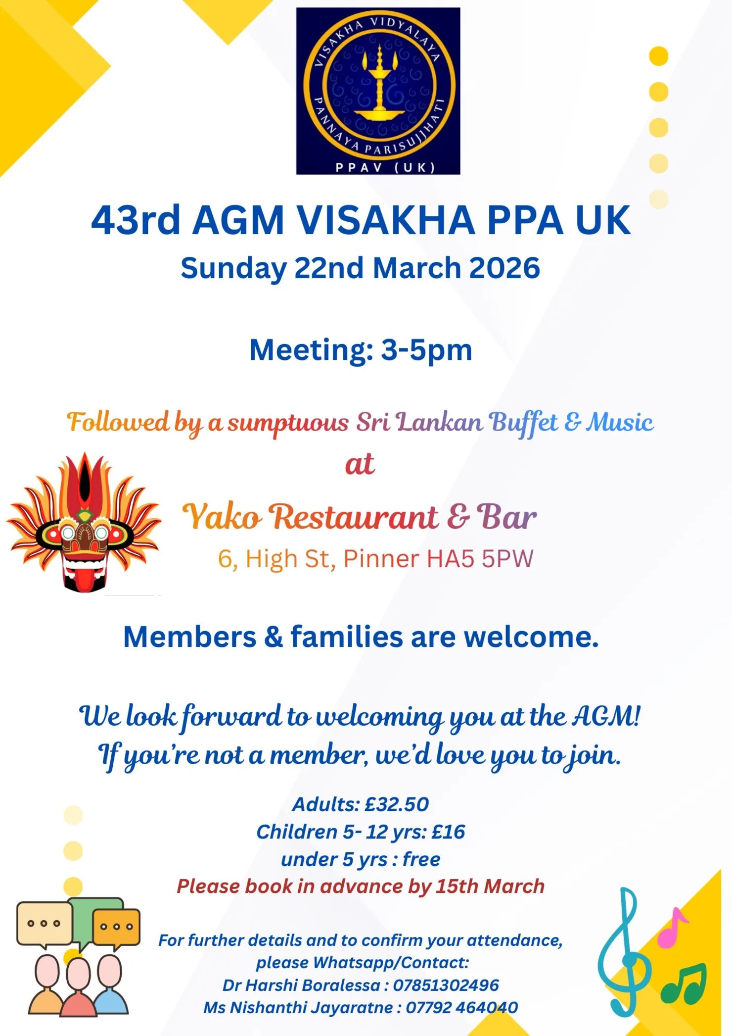 43rd AGM Visakha PPA UK