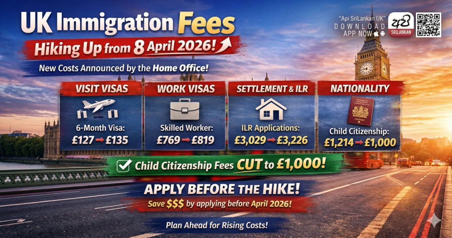 UK Immigration Fees Increasing from 8 April 2026: Full Breakdown and ...