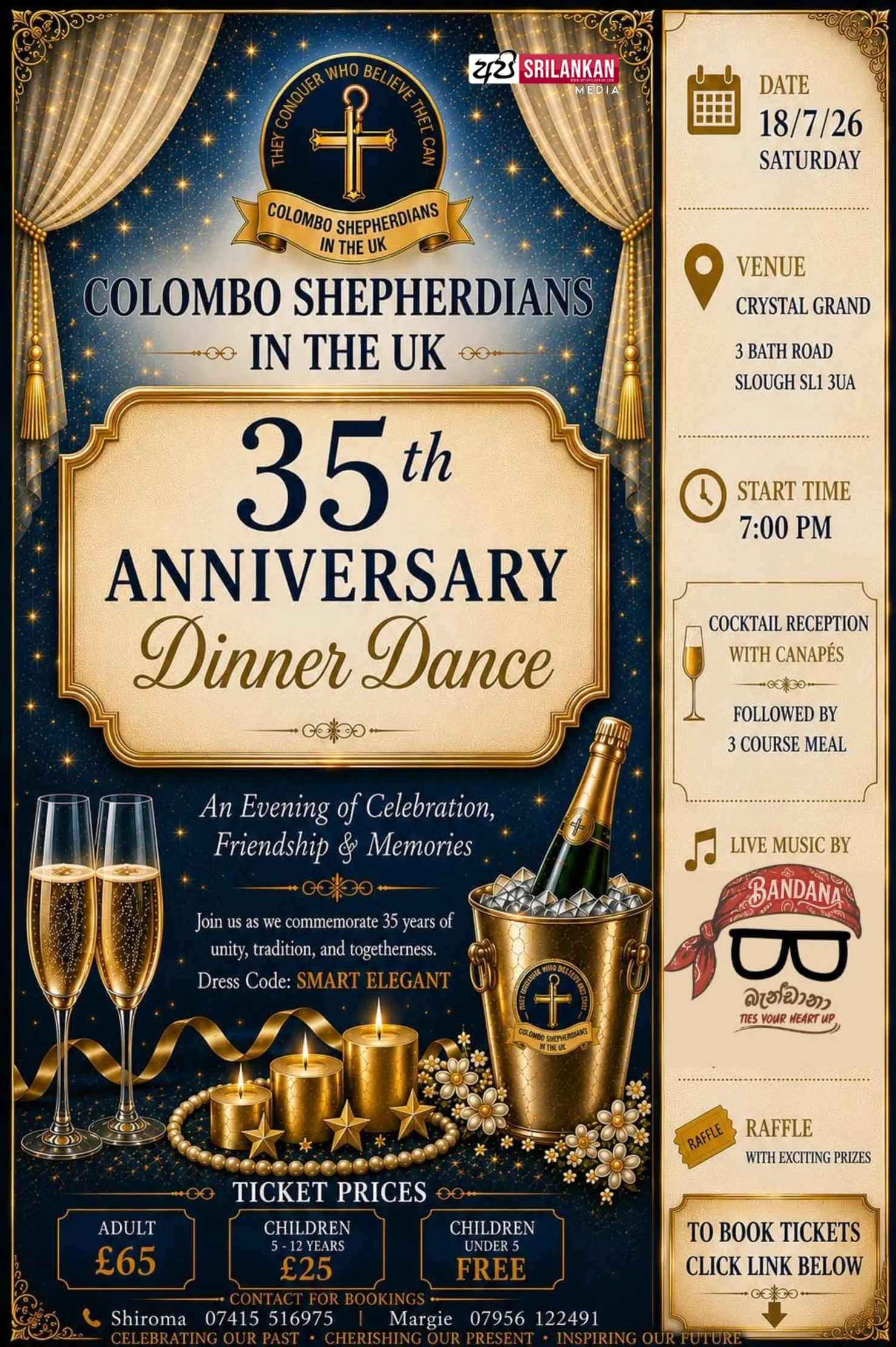 Shepherdians 35th Anniversary Dinner Dance