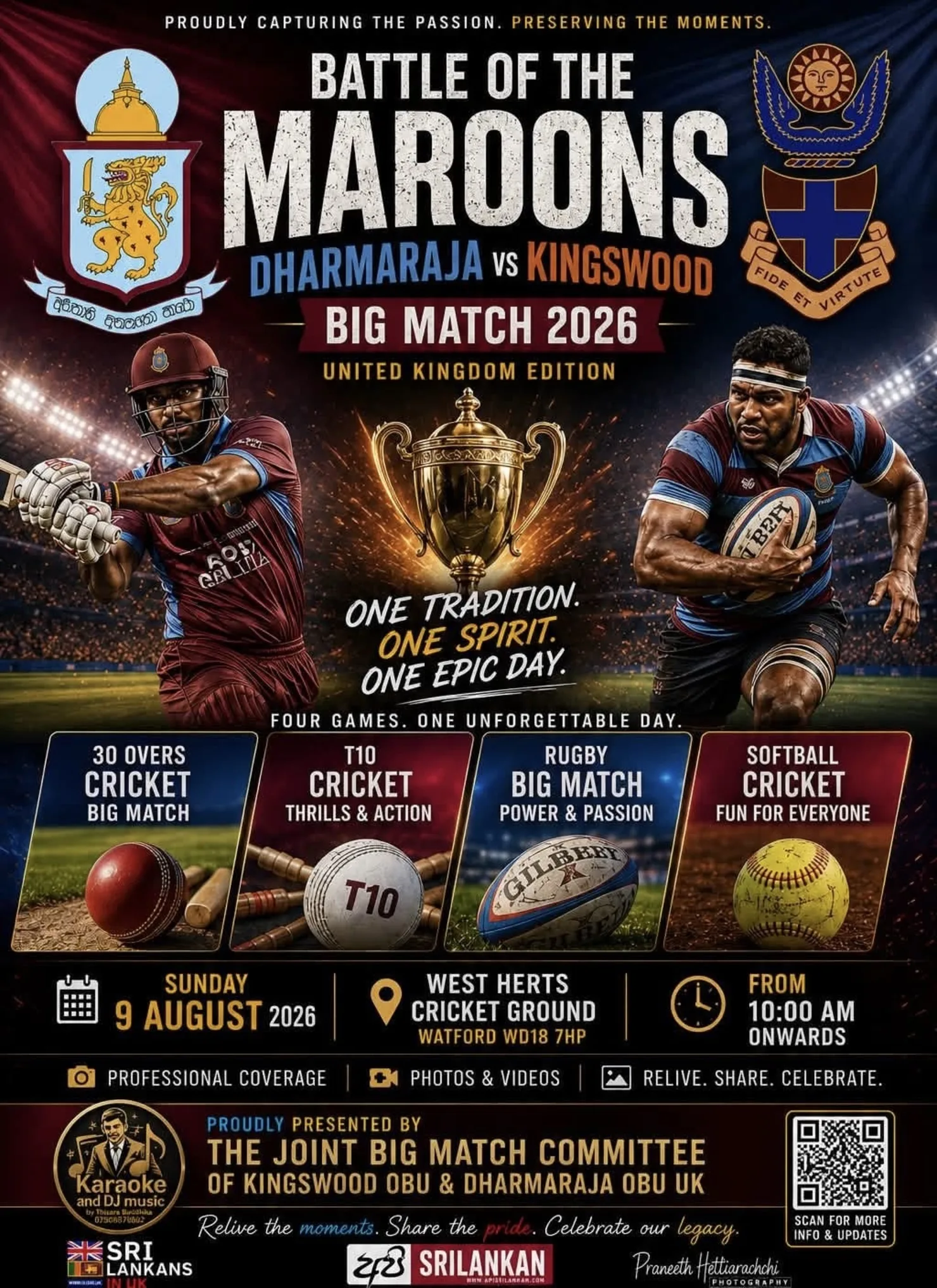 The Battle of the Maroons – UK 2026